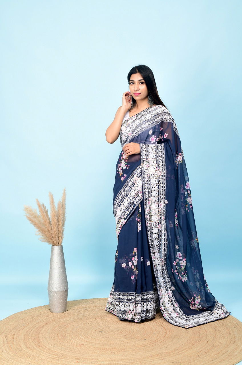 Nakshatra Party Wear Designer Wholesale Saree Collection